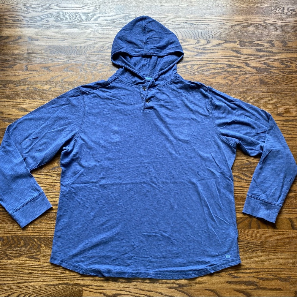 Peter Millar Blue Pullover Hoodie
